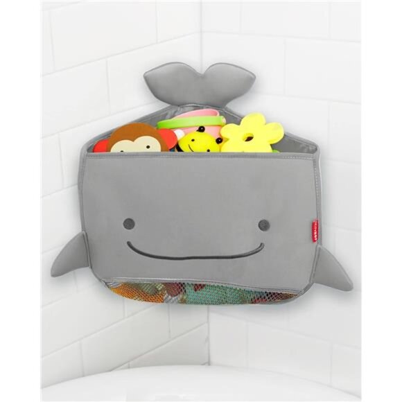 Skip Hop Bath Toy Storage, Moby Corner Hang Toy Organizer, Grey - Picture 3 of 14
